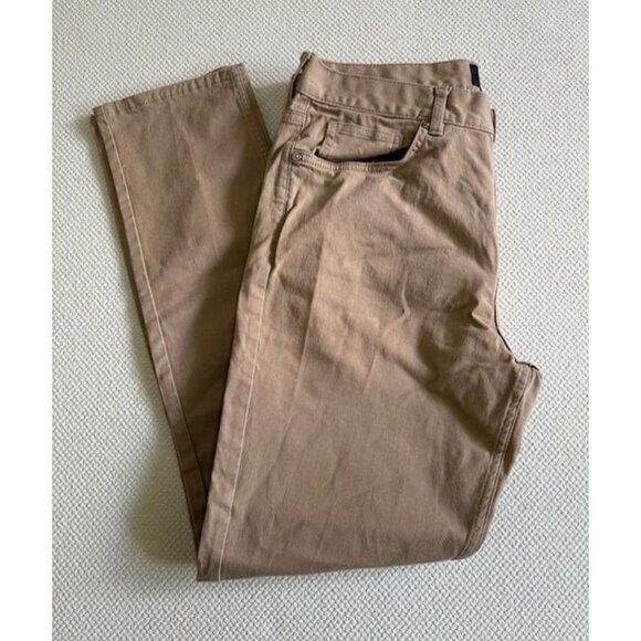 H & M Men's Slim Fit Coupe Etroite Pants - Khaki/Tan - 31/32 - Style 418123 - Picture 1 of 4
